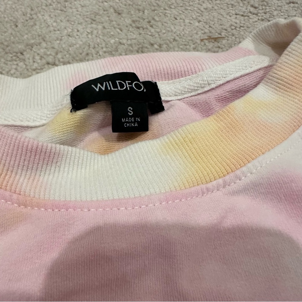 Wildfox Cotton Candy Oversized Sweatshirt Size Small long sleeve pullover - Picture 3 of 4